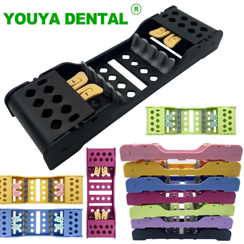Teeth Whitening Tray - 4 yuvaları diş sterilizasyon kutusu plastik