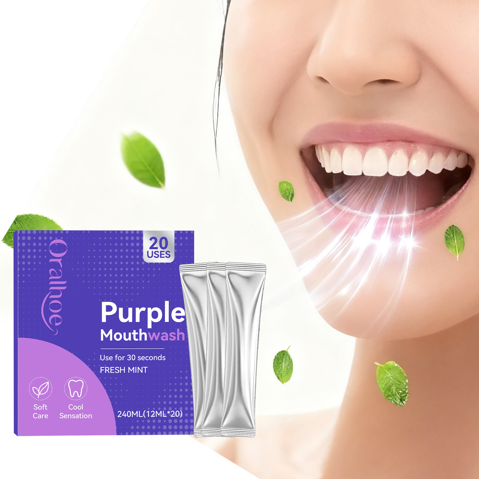 20 adet Mor Ağız Gargarası, Di - Whitening Mouthwash incelemesi ve fiyatı